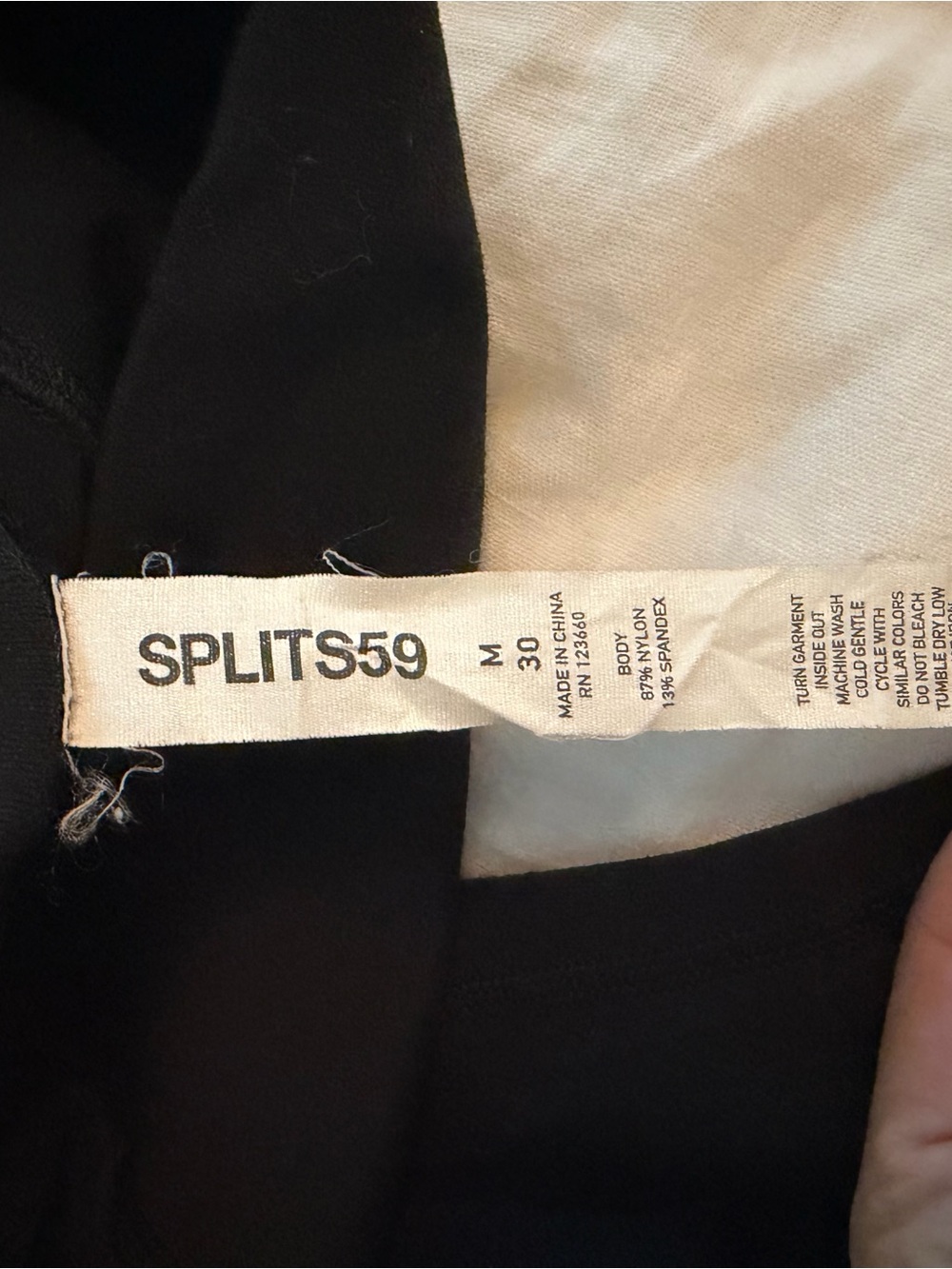 Splits59 Black High-Rise Flare Leggings - Picture 4 of 4
